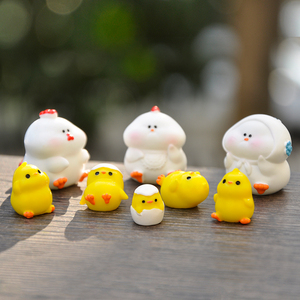 Minicabezal <span class=keywords><strong>de</strong></span> <span class=keywords><strong>dibujos</strong></span> <span class=keywords><strong>animados</strong></span>, figuras <span class=keywords><strong>de</strong></span> nido <span class=keywords><strong>de</strong></span> gallo, Hada, jardín, paisaje <span class=keywords><strong>de</strong></span> musgo en miniatura, accesorios artesanales para terrario - Product Image 1