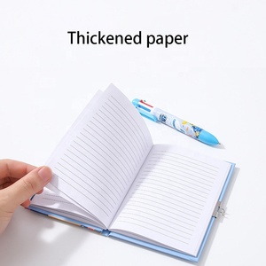 Journal intime avec serrure pour enfants, ensemble <span class=keywords><strong>de</strong></span> papeterie mignon pour cahier <span class=keywords><strong>secret</strong></span> Journal, coffret cadeau avec stylo pour cahier - Product Image 4