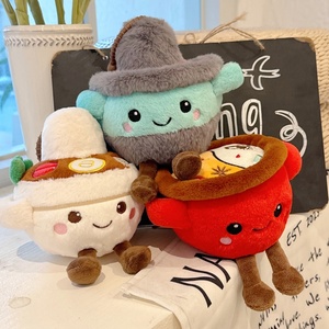Juego de Peluches Personalizados OEM/ODM de Hot Pot <span class=keywords><strong>y</strong></span> <span class=keywords><strong>Guisos</strong></span> - Colores <span class=keywords><strong>y</strong></span> Diseños Personalizables, Muñecos de Peluche de Comida Personalizados para Regalos - Product Image 4