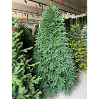 Maßgefertigte Großhandels-Luxus-Weihnachtsbäume, Hochwertig, Vorbeleuchtet, Grün, USB-Betrieben, PE-Material, 1,2m-3m, Vollständig Dekorativ