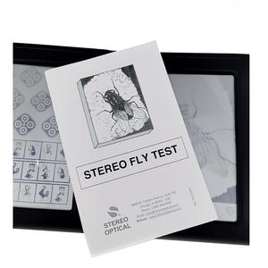 Kit de Prueba de Visión Estereoscópica WZ-YG64 con Gafas 3D Polarizadas para Inspección Óptica, Unisex, Montura Completa, Lentes Grises - Product Image 3