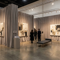 Rideaux ignifuges pour salles d'exposition, tentures acoustiques insonorisées en velours pour scènes, toiles occultantes ignifuges