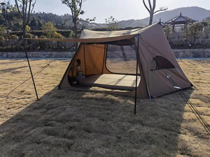 Hot 2-3 Person Cotton Camping <b>Tent</b> Family Camping Outdoor Gathering - Product Image 5