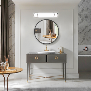 Lampe <span class=keywords><strong>miroir</strong></span> LED semi-circulaire Worbest homologuée ETL/cETL, luminaire moderne IP44 pour <span class=keywords><strong>salle</strong></span> <span class=keywords><strong>de</strong></span> <span class=keywords><strong>bain</strong></span>, idéal pour hôtels et usage domestique - Product Image 4
