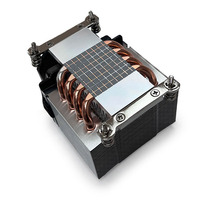 Refroidisseur de processeur Dynatron A47 2U pour serveur, compatible avec les sockets AMD AM5 AM4, refroidissement actif avec 4 caloducs pour les stations de travail Ryzen 9000/7000
