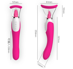 10 modi USB Vibration Weibliche Masturbation Sex Spielzeug G-spot <span class=keywords><strong>Pussy</strong></span> Massage Frauen Nippel Klitoris Zunge Lecken Dildo Saugen <span class=keywords><strong>vibrator</strong></span> - Product Image 2