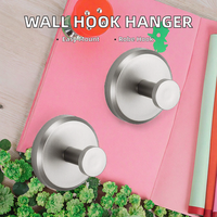 Support mural à ventouse en acier inoxydable NES-CI250 pour serviettes et vêtements – Idéal cuisine, salle de bain, hôtel – Écologique – Offre spéciale
