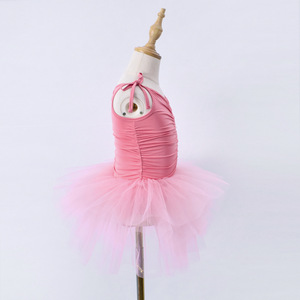 <span class=keywords><strong>Pink</strong></span> gaun balet anak-anak kamisol suspender lipit Jumpsuit ketat untuk kinerja pas liburan bayi perempuan Tutu <span class=keywords><strong>Leotard</strong></span> - Product Image 4