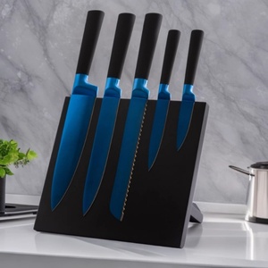 Luxury Kitchen <b>Knife</b> <b>Set</b> Stainless Steel Kitchen Chef <b>Knife</b> <b>Set</b> Blue Titanium <b>Sharp</b> Kitchen <b>Knives</b> <b>Set</b> for Kitchen - Product Image 3