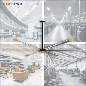 12ft hvls <span class=keywords><strong>Fan</strong></span> <span class=keywords><strong>220V</strong></span> 240V không khí lớn quạt trần với động cơ DC cho nhà máy sản xuất trang trại nhà hàng - Product Image 6