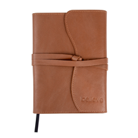 Carnet de notes/agenda en cuir personnalisé rechargeable avec reliure cousue, format A5, option cadeau, vente en gros
