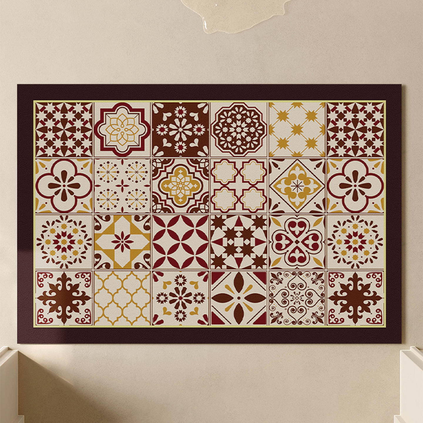 Style marron et doré