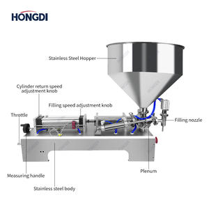 Petite machine de remplissage pneumatique de liquides pour cosmétiques, shampooings, lotions, détergents, remplissage semi-automatique - Product Image 3