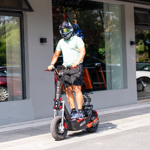 Patinete Eléctrico HEZZO F8 de Dos Ruedas, 16 Pulgadas, 72V, 10000W, Batería de Litio de 50Ah, 100 km/h, Plegable, 93 Millas de Autonomía - Product Image 5