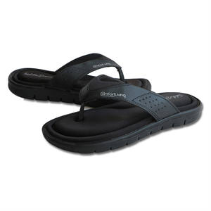 RW599 Summer Fashion Mens <strong>Flip</strong> <strong>Flops</strong> Anti-slip Black Male Sandals Comfortable Classic Beach Slippers for Boys Slides <strong>Memory</strong> <strong>Foam</strong> - Product Image 4