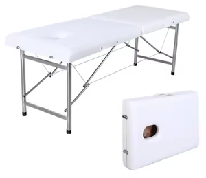 Camilla de Masaje Portátil Ligera de Madera Directo de Fábrica, con Cuero Sintético Moderno y Bolsa Gratis para Hotel, Salón de Belleza Facial - Product Image 2