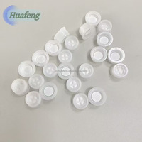 Bouchon de ventilation à membrane en PE D15 EPTFE blanc Huafeng pour bouteille, usage chimique, bouchon à vis