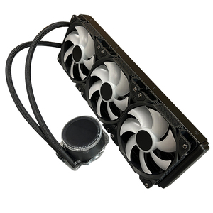 New 360 AIO Cooler Temperature Display Dual Pump High Efficiency Water Cooler Gaming Pc Case ARGB <b>Fan</b> for CPU Cooling - Product Image 6