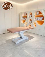 Table de massage électrique ergonomique avec base stable, lit de beauté réglable pour maquillage permanent et soins du visage