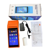 Terminal POS Portátil Android 14 de 5.5 Pulgadas, 2+16GB, Compatible con Impresión de Códigos de Barras 2D, Wi-Fi, 3G, SIM, Bluetooth, USB