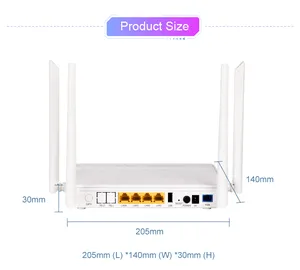 Customized Wireless Lan 5ghz Wifi Ac 4ge1usb4wifi Router Ont Gpon 2.4 5g 6g 4ge 2.4g 5g Dual Band Xpon Onu Bt-763xr