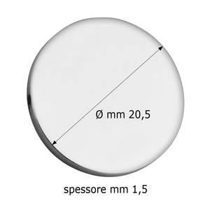 Disco pulido de 205x1,5 mm para accesorios y componentes de joyería 7253 - Product Image 2