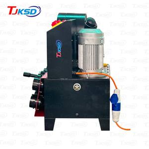 เครื่องจีบสายไฮดรอลิกอัตโนมัติ 220V/380V ได้รับการรับรองมาตรฐาน CE ISO พร้อมเครื่องยนต์และปั๊ม แรงกด 560 ตัน พร้อมแม่พิมพ์ 10 ชิ้น - Product Image 5