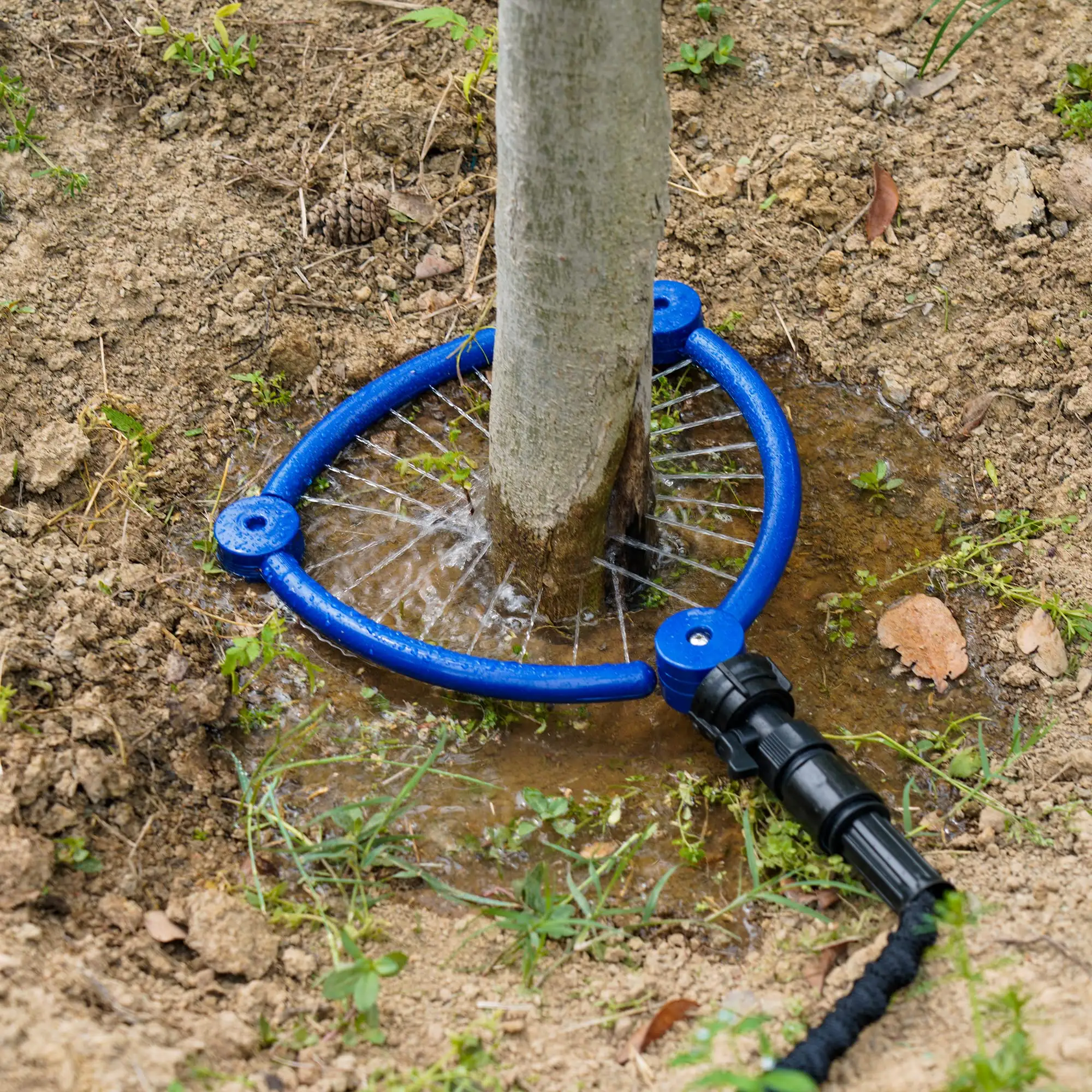 360 engrenage arbre système d'eau arbre racine arrosage outil arbre arrosage anneau cercle arroseur système d'irrigation eau ciblée