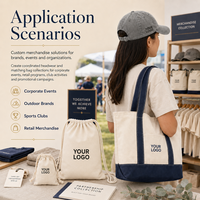 Casquette de baseball personnalisée avec logo pour événements sportifs et sac fourre-tout en toile assorti – Solutions cadeaux complètes pour le golf et les tournois