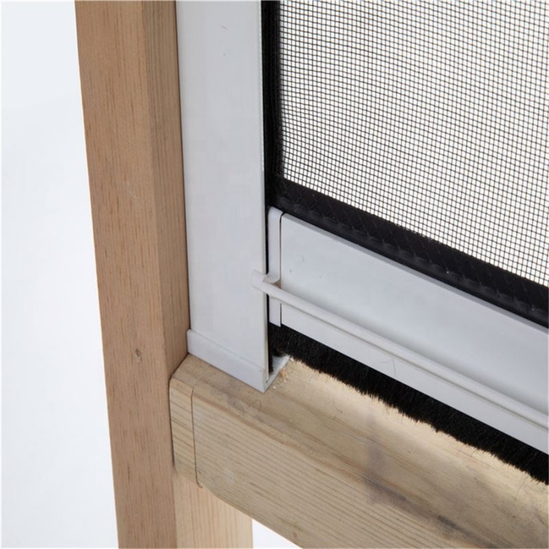 Newest Hot Sale Retractable Fiberglass Mesh Insect Screen Window Mosquito Net Windows Slide Roller Screen Window · image 3