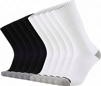 Faites votre propre logo Design personnalisé Chaussettes de travail à compression rembourrées Femmes pour bottes à bout en acier Travail Suce Cadeaux