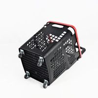 Panier de courses à grande capacité, durable, en plastique, pour supermarchés, magasins de détail
