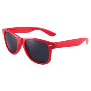 Factory Sunglasses Wholesale Multi-color Ac Lens Uv400 Cheap Promotion Red Sunglasses