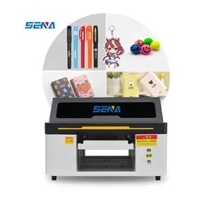 Mini-UV-Tinte-Flächbettdrucker tragbare LED-Multifunktions-3D-Druckmaschine für PVC-Acryl-Glasmaterial und kleine Unternehmen