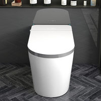 Promotion Exceptionnelle WC Intelligent Bidet Automatique en Céramique Noire pour Salle de Bain