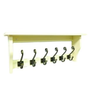 Organisateur de rangement mural moderne pour la maison, porte-manteau avec 6 crochets pour salle de bain, cuisine, armoire, étagère de présentation robuste - Product Image 4