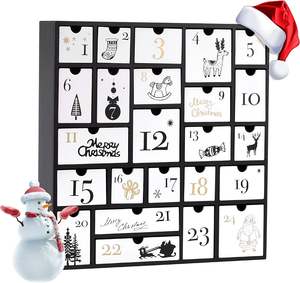 Boîte d'emballage cadeau <span class=keywords><strong>de</strong></span> luxe vide en carton pour <span class=keywords><strong>calendrier</strong></span> <span class=keywords><strong>de</strong></span> <span class=keywords><strong>l</strong></span>'avent <span class=keywords><strong>de</strong></span> Noë<span class=keywords><strong>l</strong></span> <span class=keywords><strong>de</strong></span> 24 jours - Product Image 2