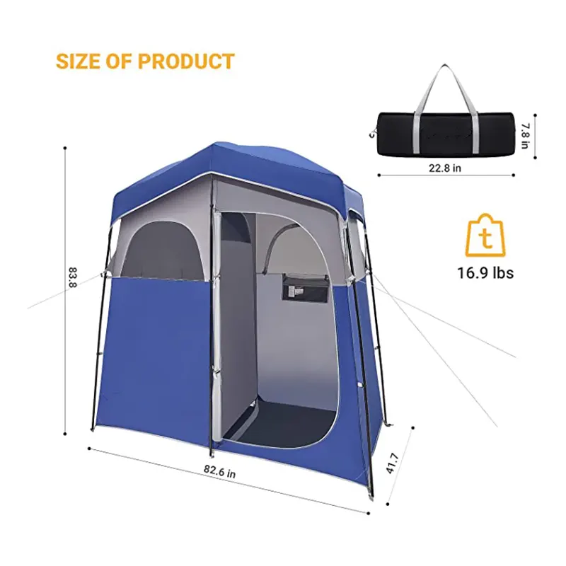 Everich Pop Up Outdoor Privacy Dressing Shower Tents Toilet Tent Camping Shower Stocked