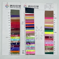 Tissu en cuir végétalien extensible dans les 4 sens Faux cuir synthétique PU noir pour vêtements Veste de robe élastique Vêtements Finition miroir