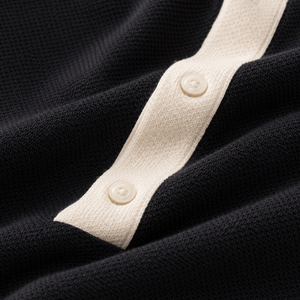 Camiseta Polo Personalizada con Logotipo para Hombre, Manga Corta, Color Sólido, Tejido Transpirable, Estilo Casual Elegante, Servicio OEM ODM - Product Image 3