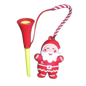 Support de balle de golf de Noël en plastique mignon en gros, pendentif, couvre-tee, emballage personnalisé écologique, 83mm, dessin animé HYT-31 - Product Image 2
