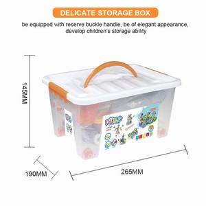 109 pièces de blocs de construction à visser pour enfants, jouets éducatifs de construction de véhicules, ensemble de jouets d'apprentissage STEM 5 en 1 avec tournevis - Product Image 2