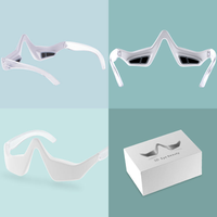 Lunettes de massage pour les yeux, réduisant les cernes, les poches sous les yeux, avec micro-courant