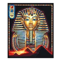 Pintura de diamantes redondos/cuadrados 5D, OEM/ODM, venta al por mayor, punto de cruz bordado de "Egipto Y Faraón", regalo para decoración del hogar