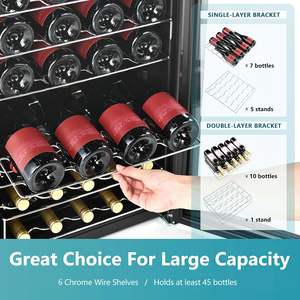 EUHOMY-Refrigerador vertical para bodega, refrigerador de acero inoxidable, 4,5 pies cúbicos, logotipo personalizado, venta al por mayor - Product Image 6