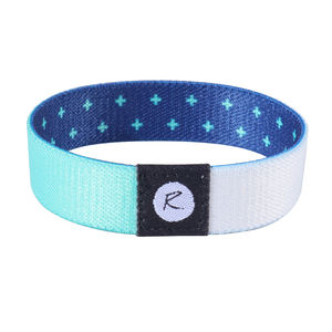 Çin Polyester özel süblimasyon Logo baskı ince yetişkin için elastik bileklik el bilek bandı bileklik bileklik satın - Product Image 5