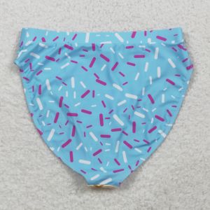 S0576 RTS Tenues d'été en coton pour femmes adultes, imprimé crème glacée bleue, vente en gros, vêtements pour femmes adultes, bas de tenue d'été - Product Image 2