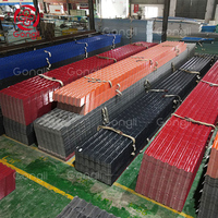 Tuiles en PVC de qualité supérieure fournies par l'usine chinoise, tuiles coloniales