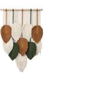 Macramé colgante de pared <span class=keywords><strong>Boho</strong></span> decoración del hogar Decoración tejida para apartamento - Product Image 5