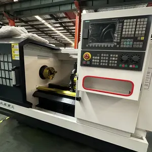 עיצוב מותאם אישית חסכוני ck6150 y ציר cnc מחרטת cnc שולחנית